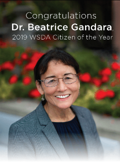 Dr. Beatrice Gandara 2019 WSDA Citizen of the Year